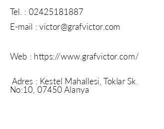 Graf Victor Hotel iletiim bilgileri